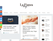 Tablet Screenshot of lafianzadesign.com